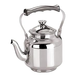 KUBER INDUSTRIES Stainless Steel Code-Tea Kettle,Serving Code-Tea Kettle,Hot Water Kettle Capacity Upto 16 Cups (Code…