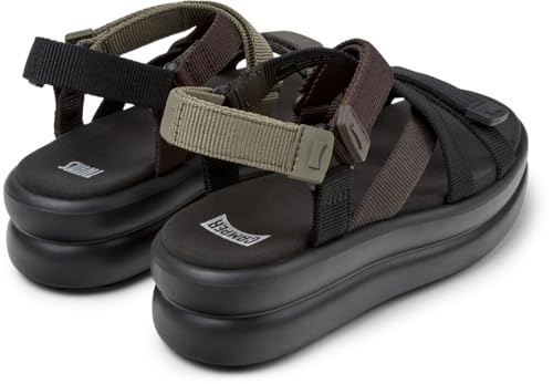 Camper Twins - Sandalen FüR Damen - Schwarz,Grau,Braun, GrößE 38, Textile - 2