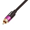 Amazonベーシック RCA スピーカーケーブル サブウーファーケーブル 2.4m ブラック