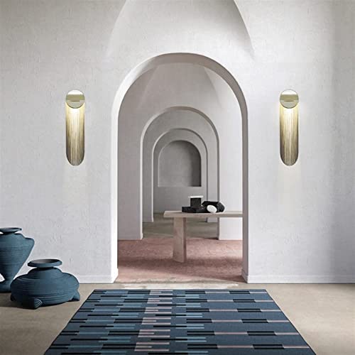 Apliques de pared LED en metal creativo y acabados de lujo para salones 2