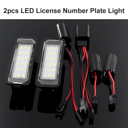 Luces matrícula VW Amarok 2008-2020 para sustituir pilotos rotos 5