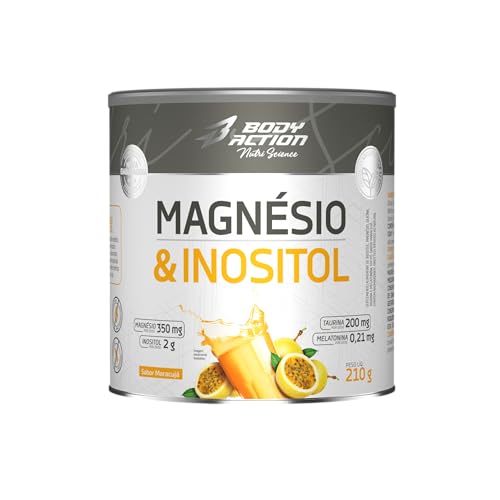 Magnésio e Inositol 210g Sabor Maracujá Bodyaction