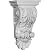 Ekena Millwork COR08X05X14AC 8-Inch W x 5-Inch D x 14 7/8-Inch H Acanthus Shell Corbel
