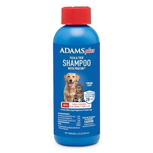 ADAMS Plus Flea & Tick Shampoo for Pets (6oz)