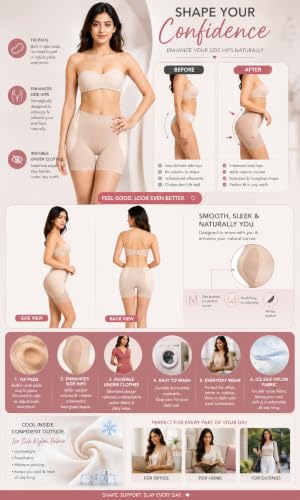 Image of munaafi Butt Lifter Hip Enhancer Pads Underwear Shapewear Lace Padded Control Panties Shaper Booty Fake Pad Briefs