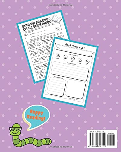 Summer Reading Challenge Journal for Kids Grades 1-4: Summer Learning Workbook to Help Prevent Summer Slide and Encourage Summer Reading for Grade 1, ... Older Reluctant Readers and Writers Mermaid - Image 2