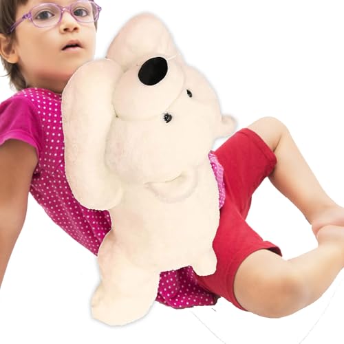 Regalo de cumpleaños: animal de peluche con peso de 11,81 pulgadas, regalo de almohada para novia, felpa con peso de algodón suave | Almohada animal durmiendo para regalos de cumpleaños, g