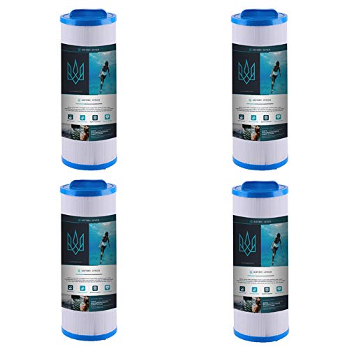 Alford & Lynch Spa Filters for Hot Tub, Replacement for Waterway 817-4050, Teleweir 50, Pleatco PWW50L, Filbur FC-0172, Unicel 4CH-949 (4)
