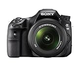 Sony SLT-A58K a58 DSLR Digital Camera A-Mount SAL18552 Lens Bundle - Black