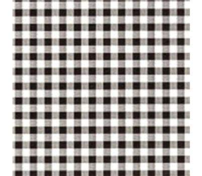 Black Gingham Printed Tissue Paper 500 x 750mm 100 Sheets