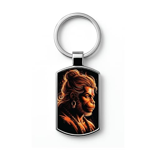 Image of Stylish Metal Keychains with Permanent Glossy Print - Inspirational Quotes & Spiritual Designs - Perfect Key chains for loved ones, Personal Use, Gifts & Return Gifts