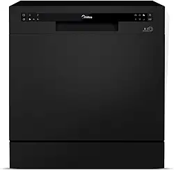 Lava Louças 8 Serviços Preto 127V Midea