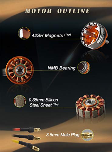 Flash Hobby FLASHHOBBY D3548 Brushless Motor D3548 900Kv Outrunner Motor For Mini Multicopters Rc Plane Helicopter Fixed-Wing Aircraft thumb #2