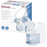 Beurer SI 40 Nebulizador , para la humidificación - boca, nariz y garganta, nebulización de solución salina y aceites esenciales, humidificador de aire para temporada de resfriados, extra silencioso