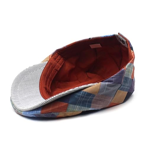 Qianuer Newsboy Hats Adjustable Ivy Flat Cap Gatsby Cabbie Driving Beret for Men Women