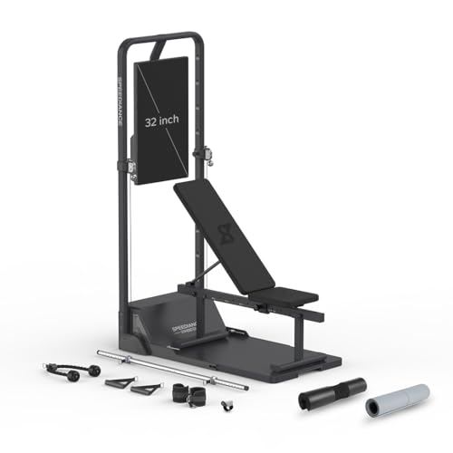 Speediance Gym Monster Smart Home Gym, Multifunctional Strength Training Machine, Smith Machine Power Cage Workout Station, Squat Rack Cable Machine,