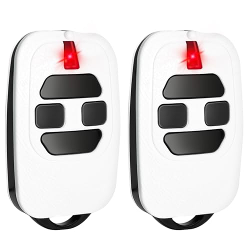 Reemplazo para mando a distancia DEA, mando a distancia puerta 433,92 MHz 4 canales, compatible con DEA GTI2/4, GT2/4, Mio TR2/4, Mio TR2N/4N, compatible con DEA 433,92 MHz Rolling Code Remote. (2)