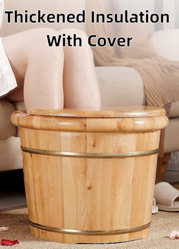 Spa de pies de madera para masaje y baño miniatura 4