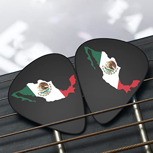Lot de 12 médiators pour guitare basse électrique et acoustique Motif drapeau du Mexique - Les Beatles, Paul McCartney, John Lennon, RIngo Starr, George Harrison Lot de 12 médiators pour guitare basse électrique et acoustique Motif drapeau du Mexique – Image 8