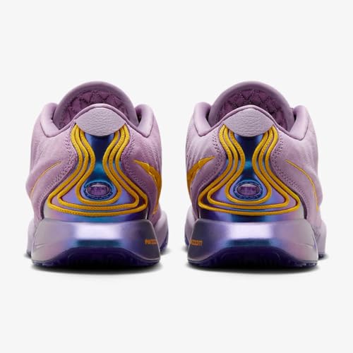 NIKE Lebron XXI Freshwater Big Kids' Basketball Shoes (FZ7189-500, Violet Dust/Purple Cosmos/University Gold) Size 53