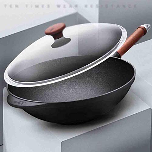 GSZCCZS Topf, Pfanne mit Deckel für Haushalts Mehrzweckkochtopf, Pfanne mit Beschichtung