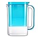 WAJIEFD-Filtre À Eau Carafe Filtre D'eau Filtrante Alcalinisante Système De Pichet De Filtration D'eau Cela Aide À Réduire Le Calcaire Et Le Chlore (Color : Blue)