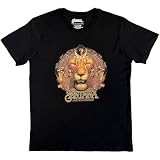 Santana Lionhead Band Logo T Shirt Size L Black