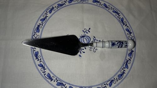 Generisch Tortenheber aus Metall mit Porzellangriff mit Zwiebelmuster,...