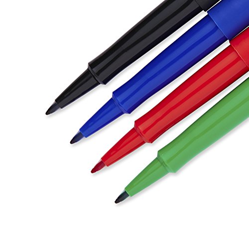 Paper Mate Flair Felt Tip Pens, Medium Point (0.7Mm), Business Colors, 4 Count #TOP2