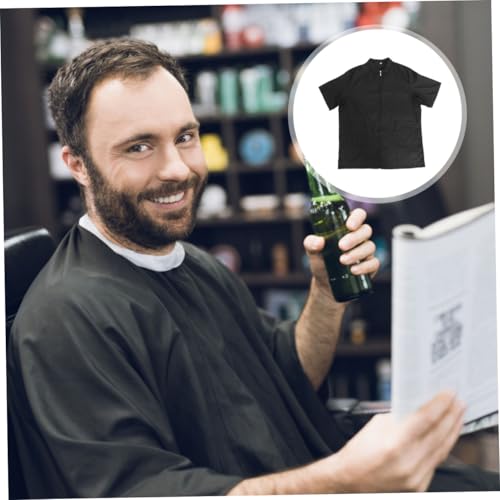 Ropa de peluquería transpirable bolsillos ropa de trabajo salón 6