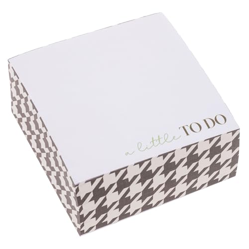 Papier mémo cube non collant Karma de 500 feuilles de notes pied-de-poule pour la maison