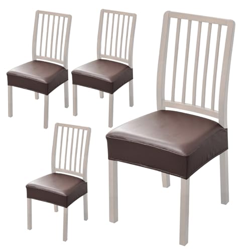 Housses de chaise en cuir extensibles pour sublimer votre salle à manger et cuisine