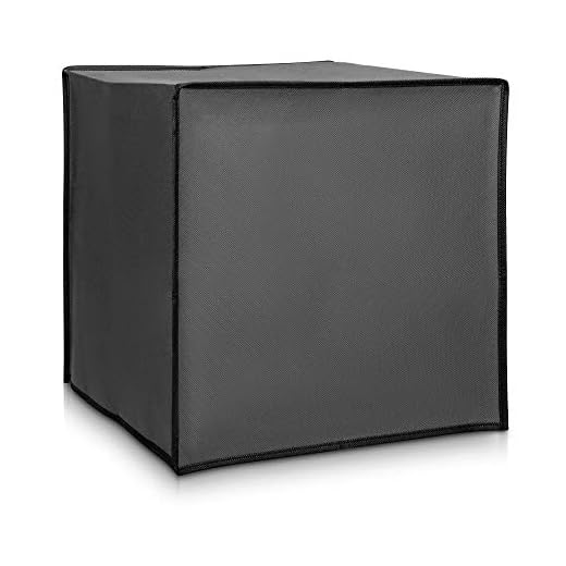 kwmobile Funda Compatible con Thermomix TM5 / TM6 - Cubierta Protectora Antipolvo para Robot de Cocina Gris Oscuro