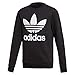 Produktbild adidas Kinder Trefoil Crew Pullover, Black/White, 140