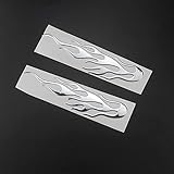 Car Motorcycle 3d Flame Fire Reflective Sticker Vinyl Decal individualized Touring Atv Scooter Offro