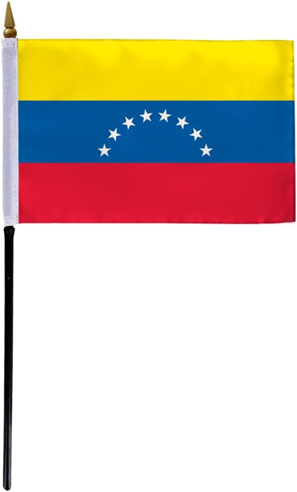 AGAS Venezuela No Seal Flag 2x3 ft Outdoor 200D Nylon Double Stitched Hem Never Rust Brass Grommets Canvas Header Venezuela Flag