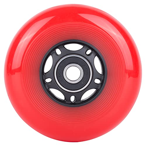 Aowish 80Mm Inline Skate Wheels 85A Indoor & Outdoor Red Hockey Roller Blades Replacement Wheel W/Abec 9 Bearings And Spacers (8-Pack) #TOP5