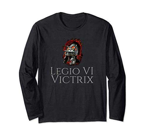 Legio VI Victrix - Ancient Roman Imperial Legionary Helmet Manga Larga