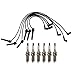 TRQ Spark Plug Kit 7 Piece Iridium Spark Plugs Compatible with 2003-2008 Ford Ranger 2004-2007 Mazda B3000
