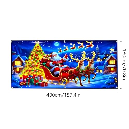 Couverture de Noël de garage LED étanche décorative pour maison - 3