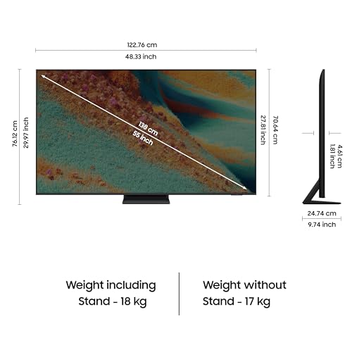 Image of Samsung 138 cm (55 inches) 4K Ultra HD Mini-LED Neo-QLED Smart TV QA55QN85FAULXL