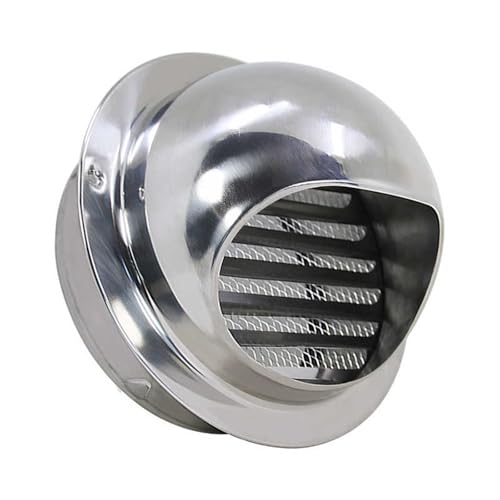 JTPMYFT 304 Stainless Steel Range Hood Vent Cap, Windproof Design, Improves Bathroom Air Quality and Has Strong Breathability(11.8inch)