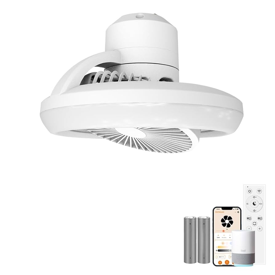 2025年最新LEDシーリングファン付きシーリングライト定価50000円 2025新型 しーりんくシーリングライトファン 首振りファン付き