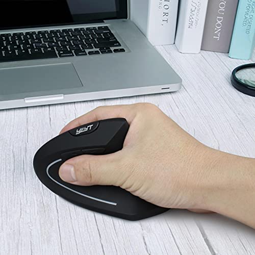 Ratón ergonómico de 2,4 GHz con sensor óptico vertical ideal para largas partidas 7