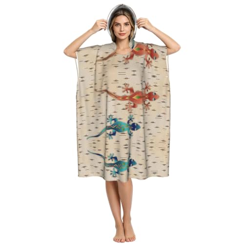 Poncho en tissu éponge léger à séchage rapide pour la piscine - 4