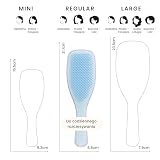 Tangle Teezer Ultimate Detangler - Szczotka do rozczesywania do wszystkich rodzajów włosów - Dwupoziomowe ząbki zmniejszają łamliwość i eliminują splątania - Liliowy chmurny błękit
