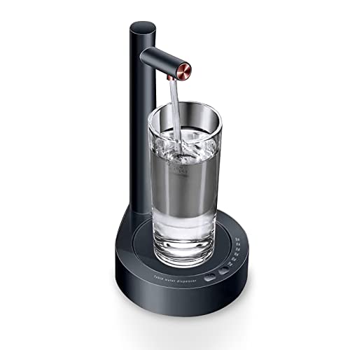 Desktop Water Dispenser, Electric Water Bottle Dispenser With 6 Levels Pumping, Portable Bedside Water Dispenser For 5 Gallon, Usb Charging Automatic Water Dispenser For Home, Office, Outdoor (Blue) #TOP4