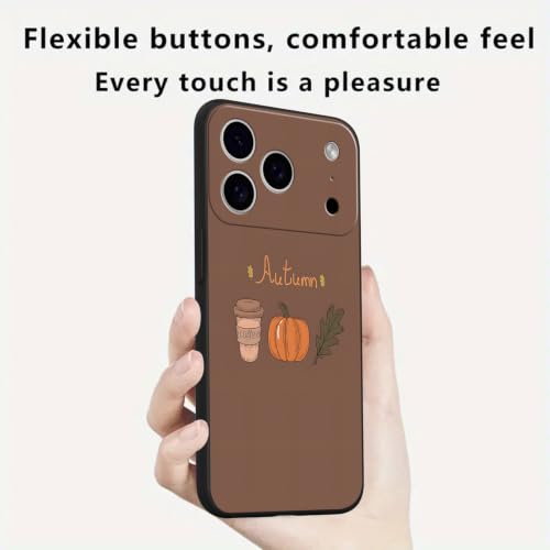 Aoldimu 2 Pack Cute Fall Pumpkin Phone Case for iPhone 18 Pro Max 6.9", Aesthetic Coffee Pattern Autumn Design Cases for Women Girls,Soft TPU Protective Shockproof Cover for iPhone 18 Pro Max by Aoldimu - Used condition - Image 4