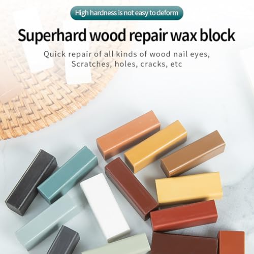 Set de barras de cera para reparación de madera 11 colores miniatura 6