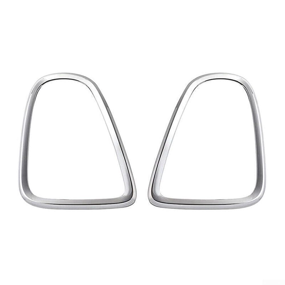 Kit di finiture per fanali posteriori, finitura argento, per Mini Cooper R56 R57 R58 R59 2007-14, 2 pezzi per installazione a copertura completa